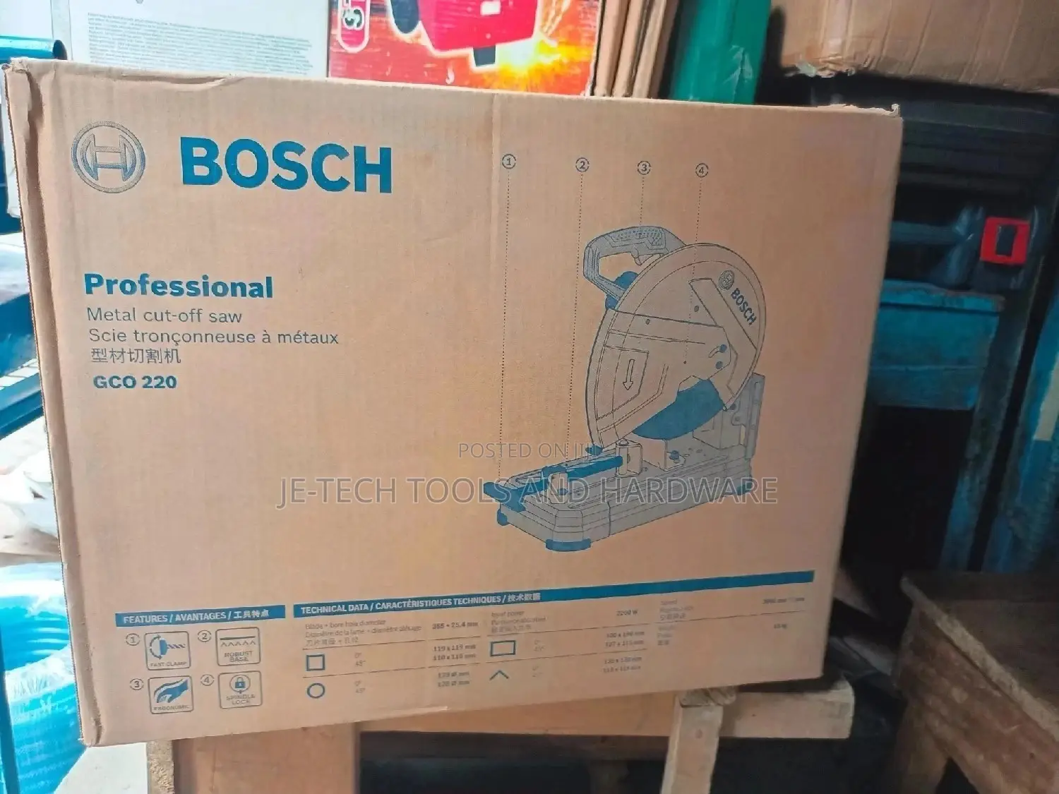 Bosch Gco220 Metal Cut-Off Grinder 2200w