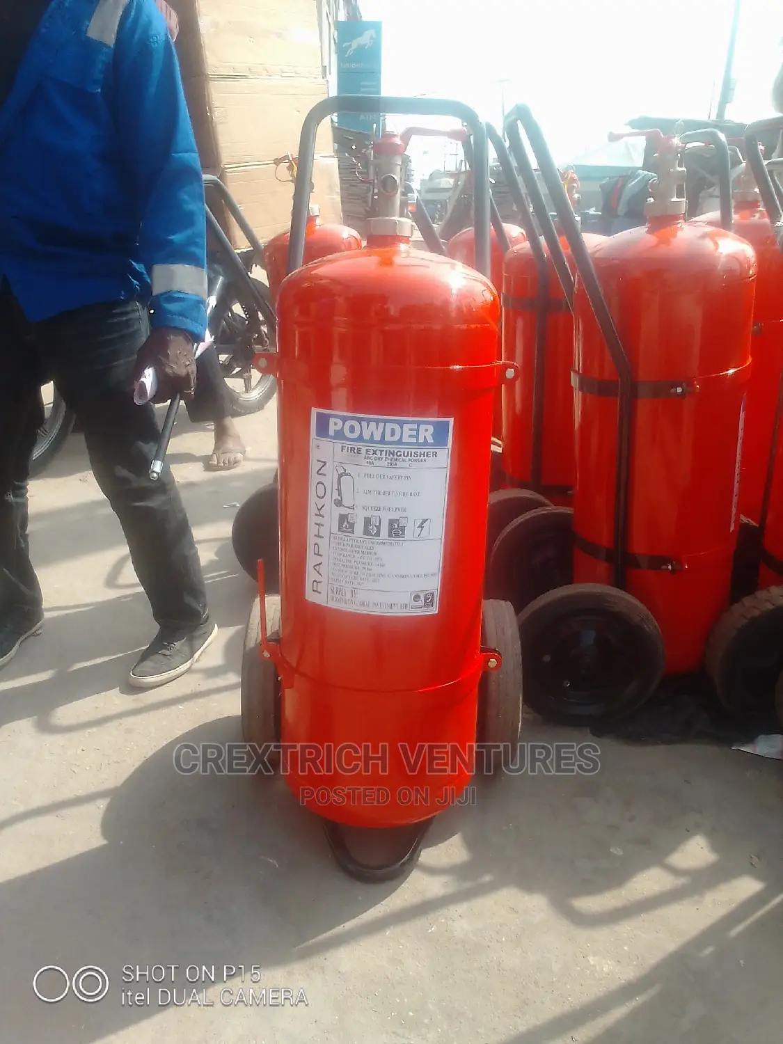 25kg Dcp Trolly Fire Extinguisher