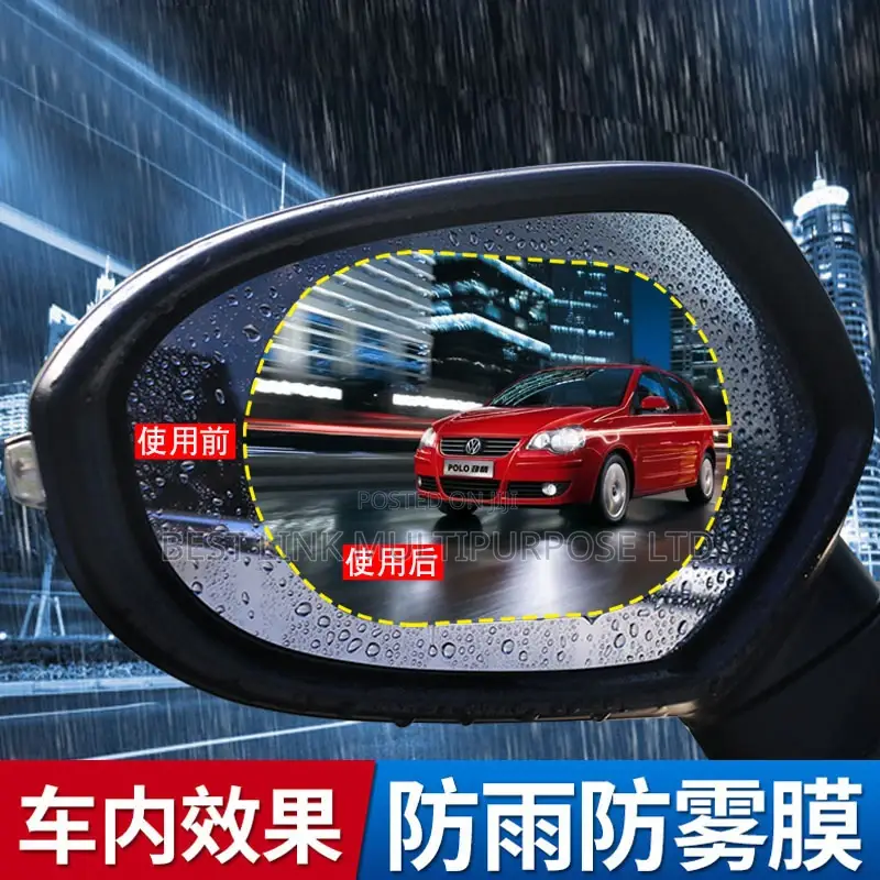 Car Anti-fog Rainproof Film (Both Side Mirror)