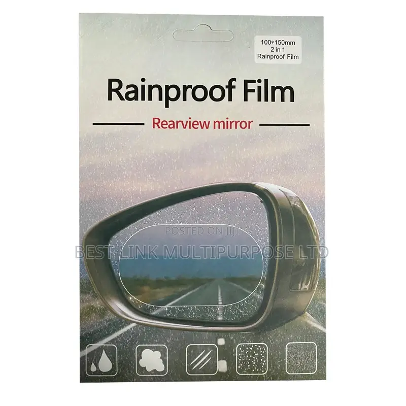 Car Anti-fog Rainproof Film (Both Side Mirror)