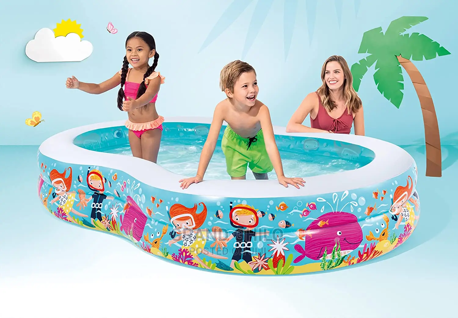 Intex Paradise Seaside Inflatable Play Centre