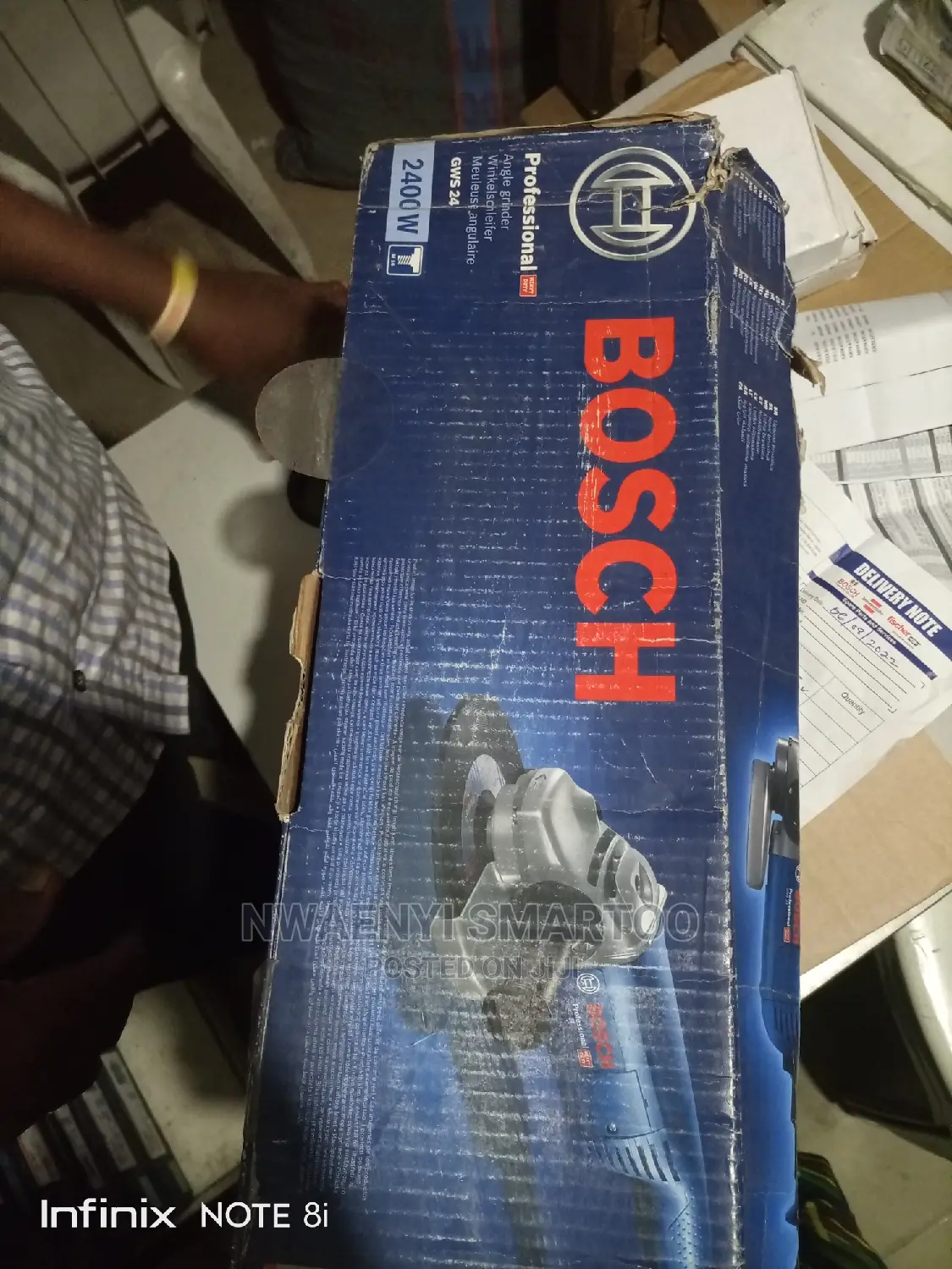 2400wattes Bosch Angle Grinder