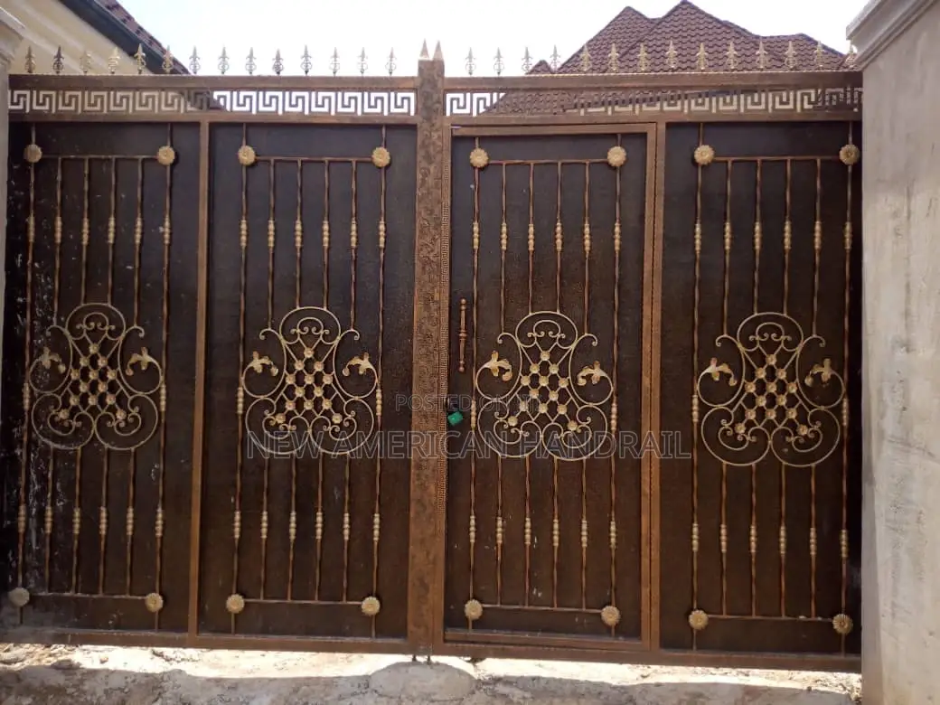 Strong Rot Iron Gates With Antirust