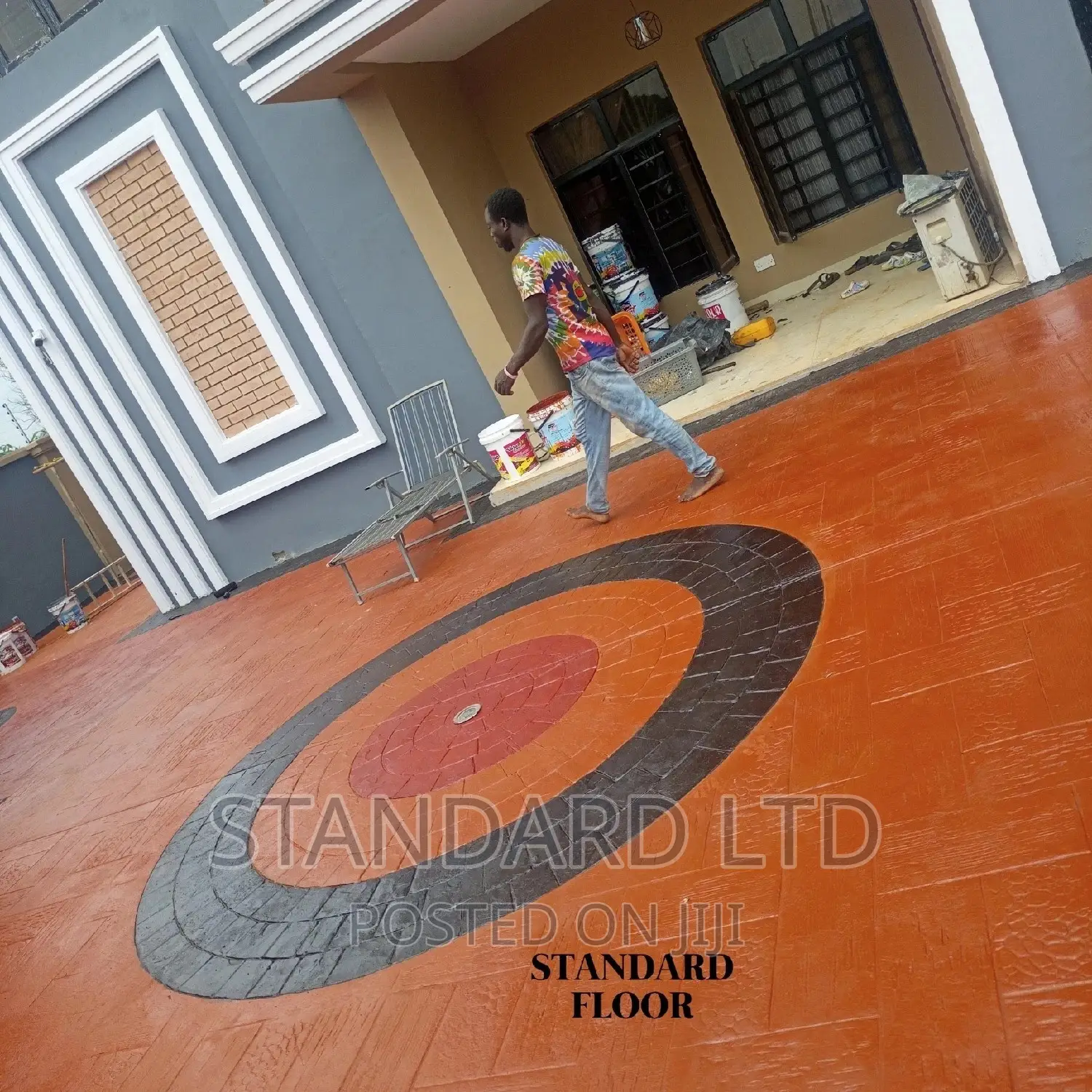 Standard Stamp Concrete Floor