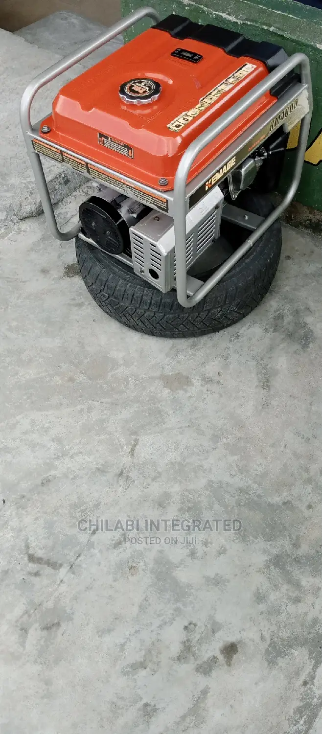 1 Month Old Almost New 3.2KVA KEMAGE KM4000 Copper Generator