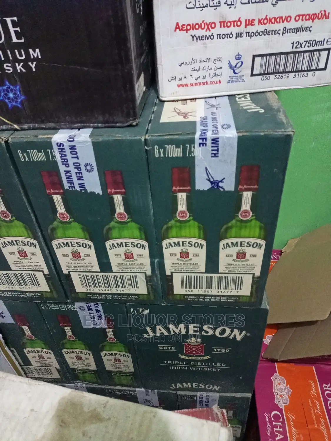 Jameson Green X12 Bottles