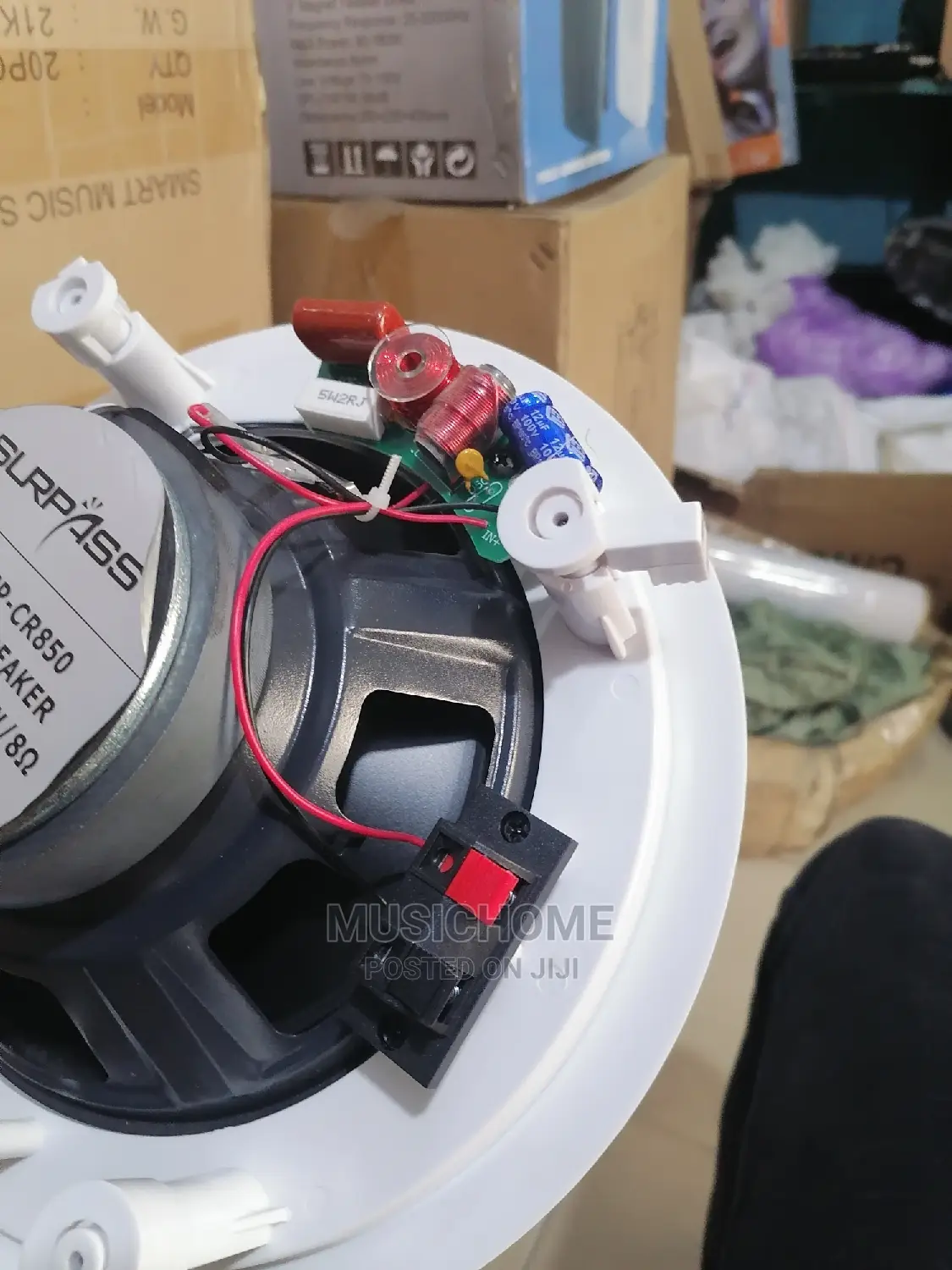 50W Monster Bass Passive in-Ceiling Speakers With Twitter