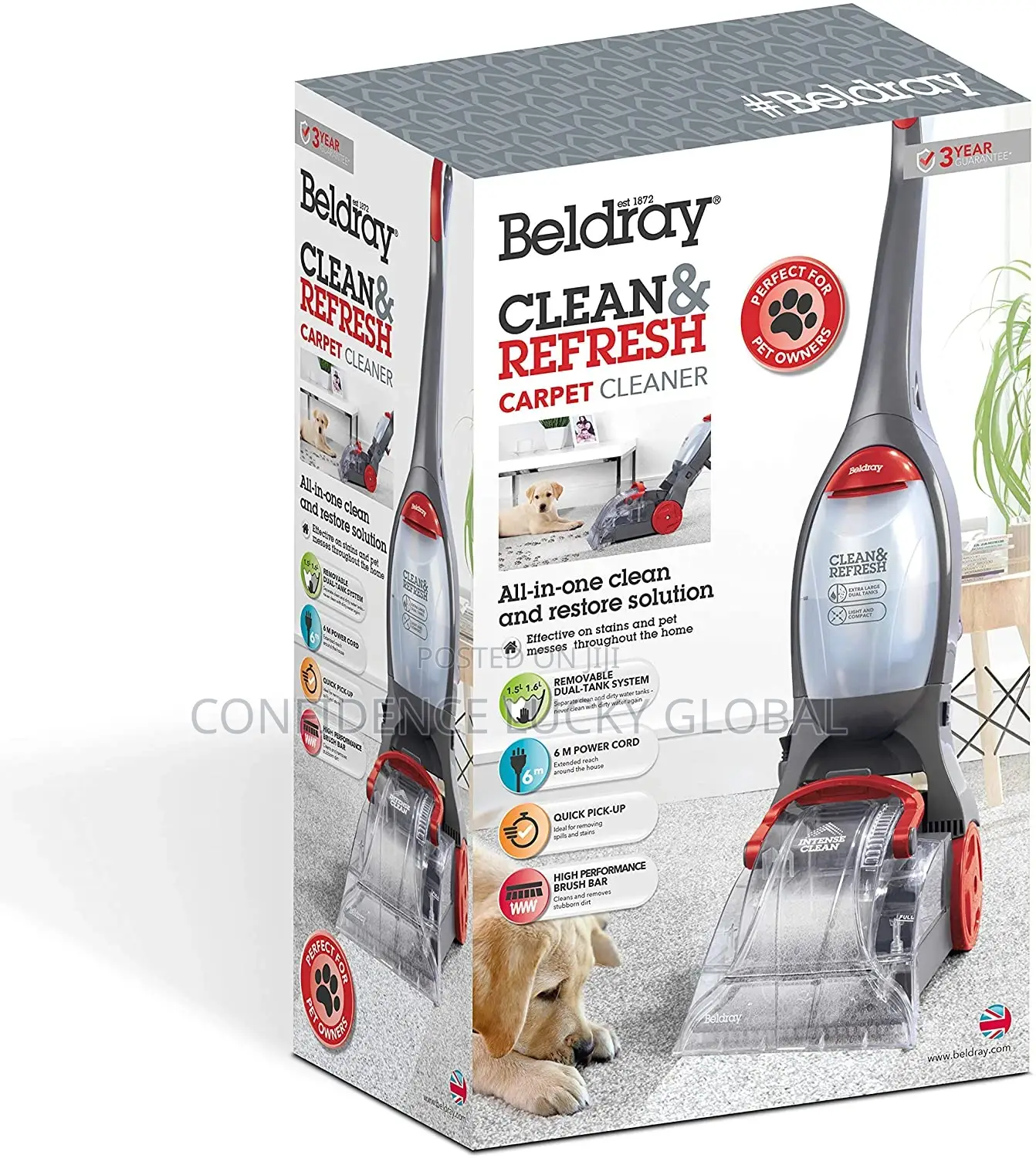 Beldray Clean and Wash Carpet Cleaner
