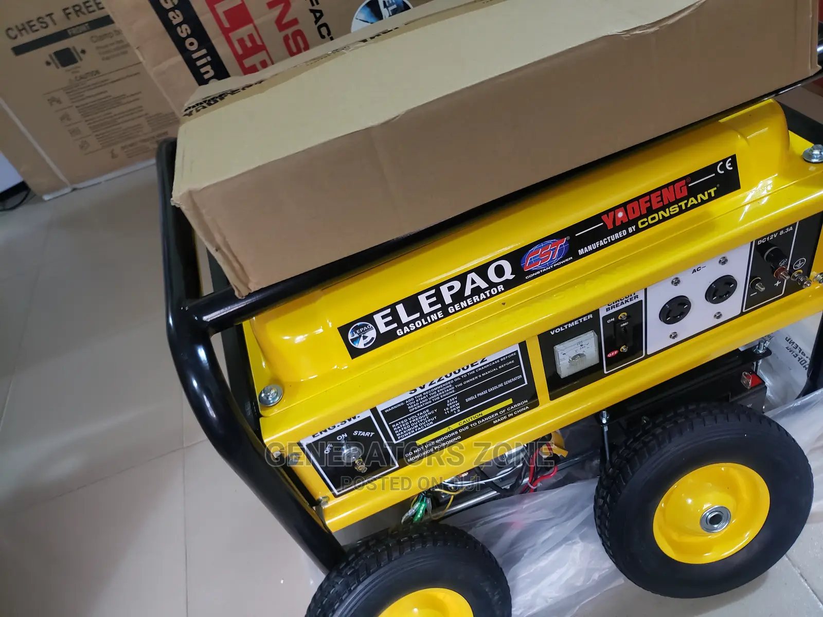 Elepaq Constant SV22000E2 Key Start PETROL Generator