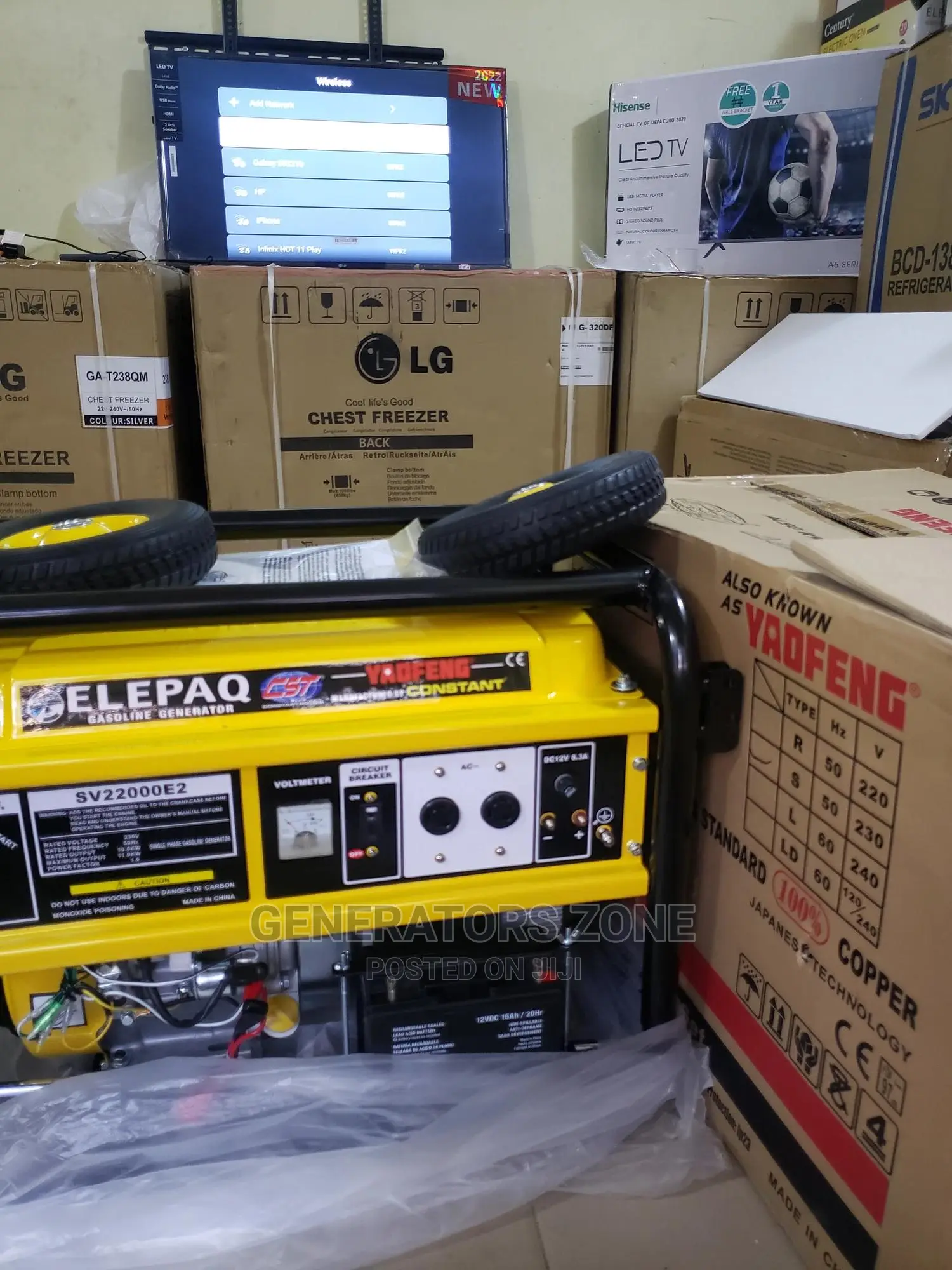 Sv22000e2 Elepaq Constant Key Start Gasoline Generator