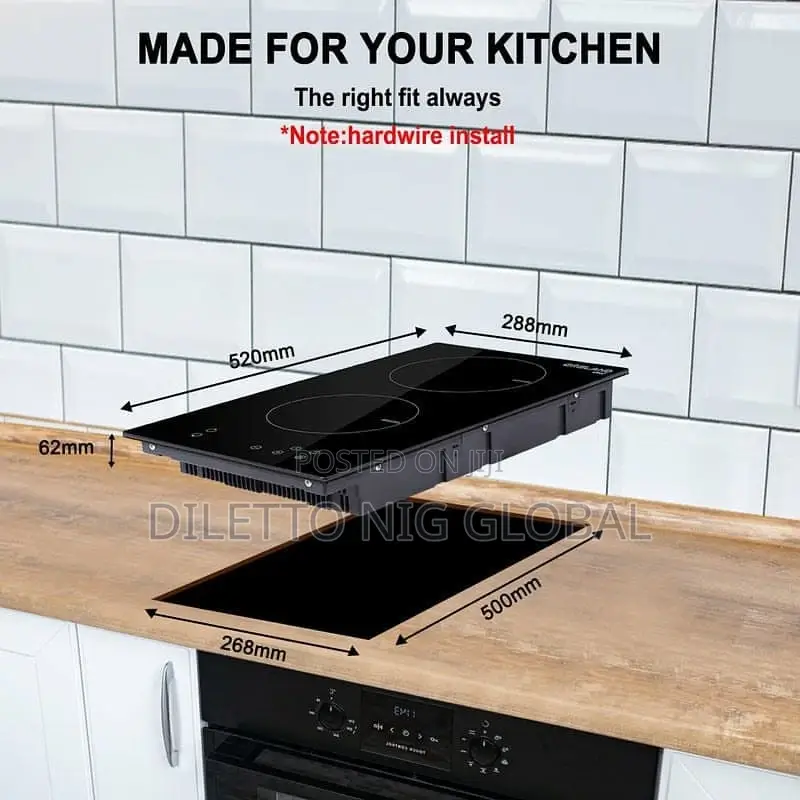 Ceramic Hob, 2 Burner Cooker