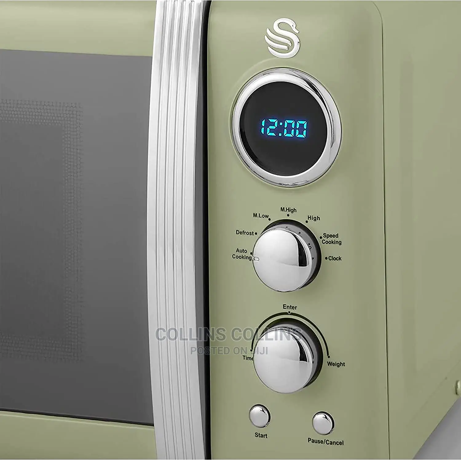 Swan Retro Digital Microwave Green, 20 L, 800 W,