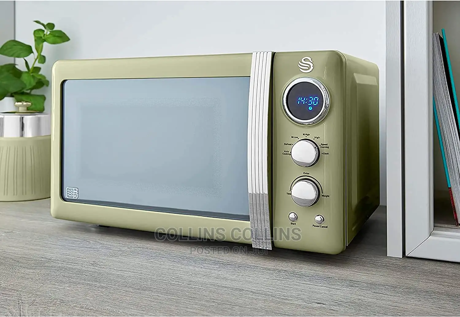 Swan Retro Digital Microwave Green, 20 L, 800 W,