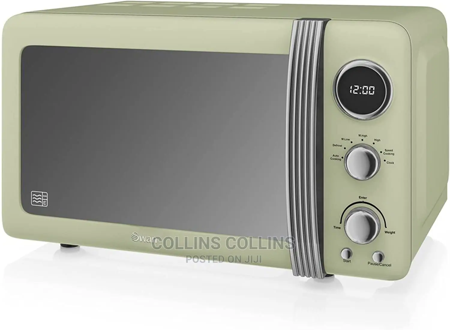 Swan Retro Digital Microwave Green, 20 L, 800 W,