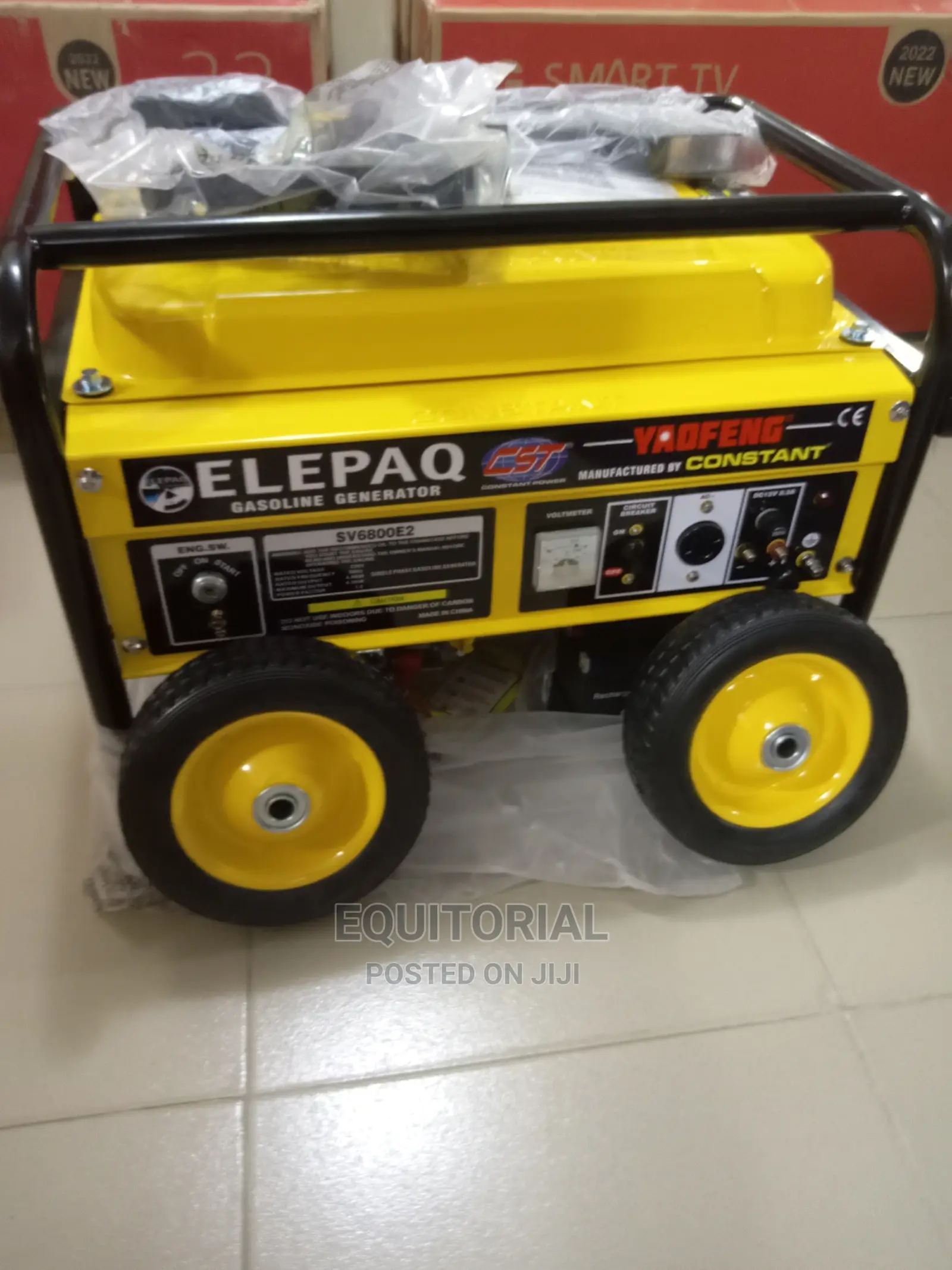 SV6800E2 Elepaq Constant Key Start Generator-Usa STANDARD
