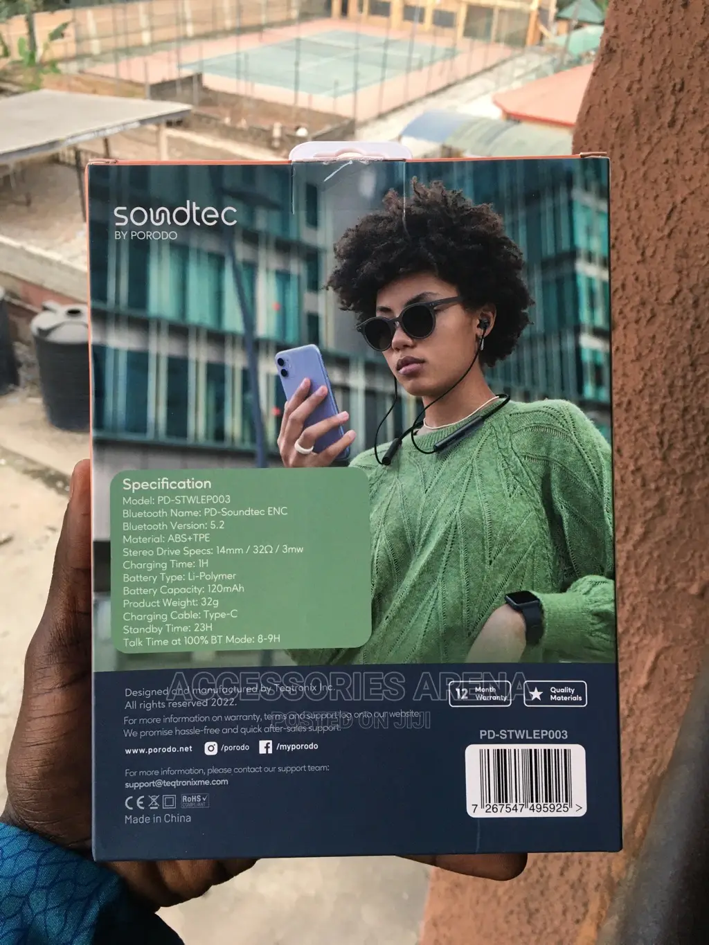 Porodo ENC Neckband Earphones