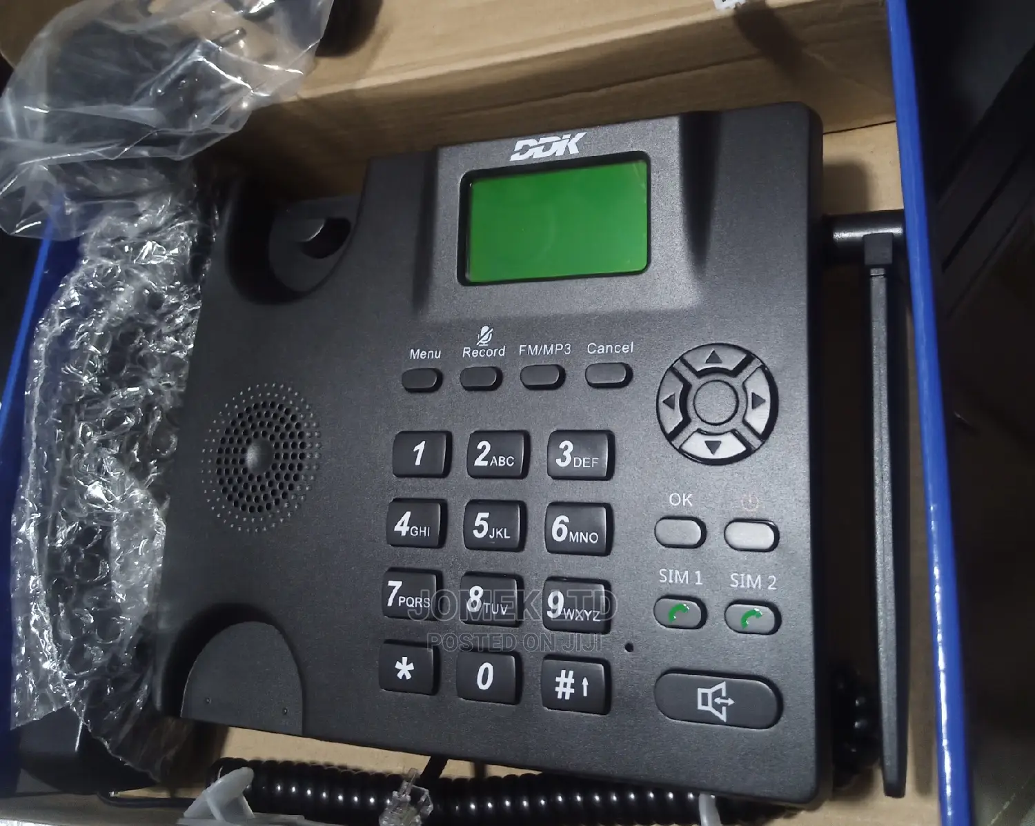 DDK Land Phone With FM Radio, Dual Sim and Backup Battery