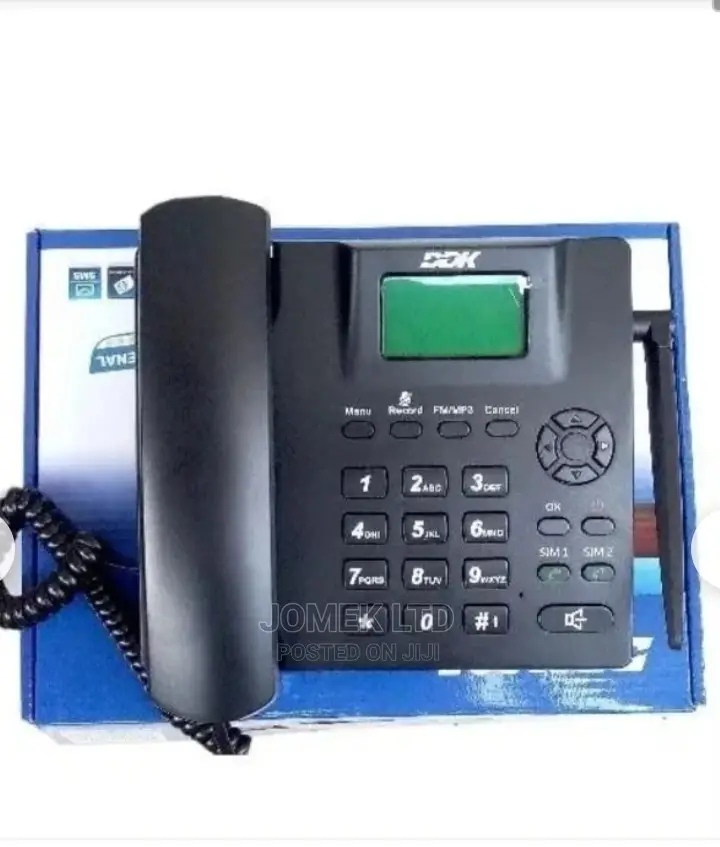 DDK Land Phone With FM Radio, Dual Sim and Backup Battery