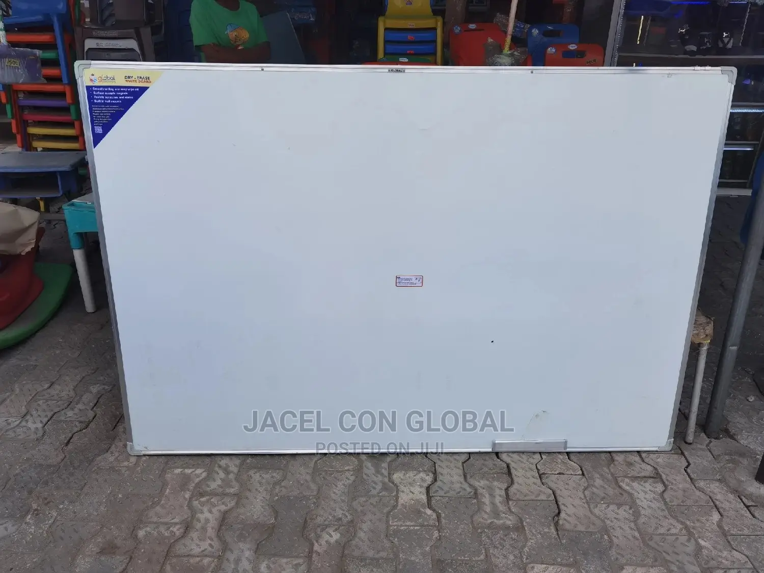 4ft by 6ft Whiteboard (120cm by 180cm) Its Fault Is Dented