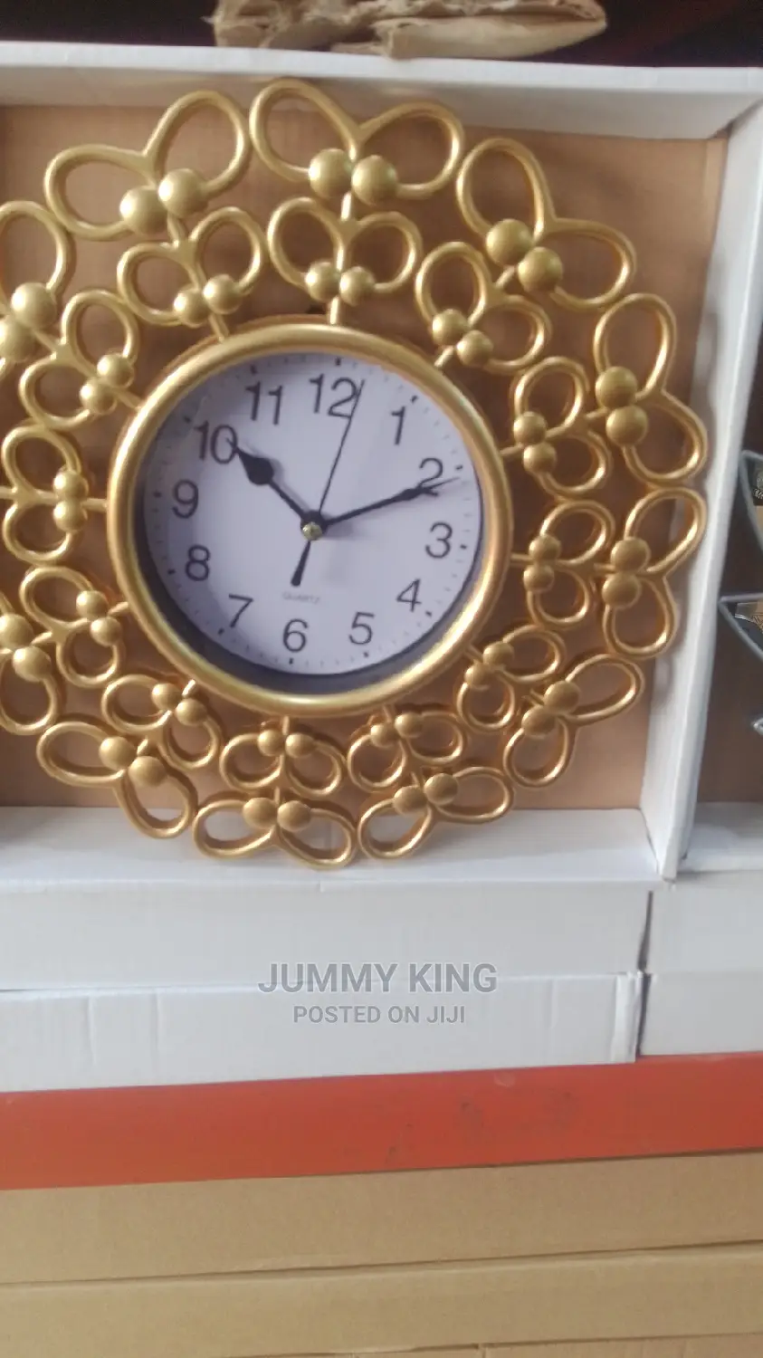 Decorative Wall Clock-Gold