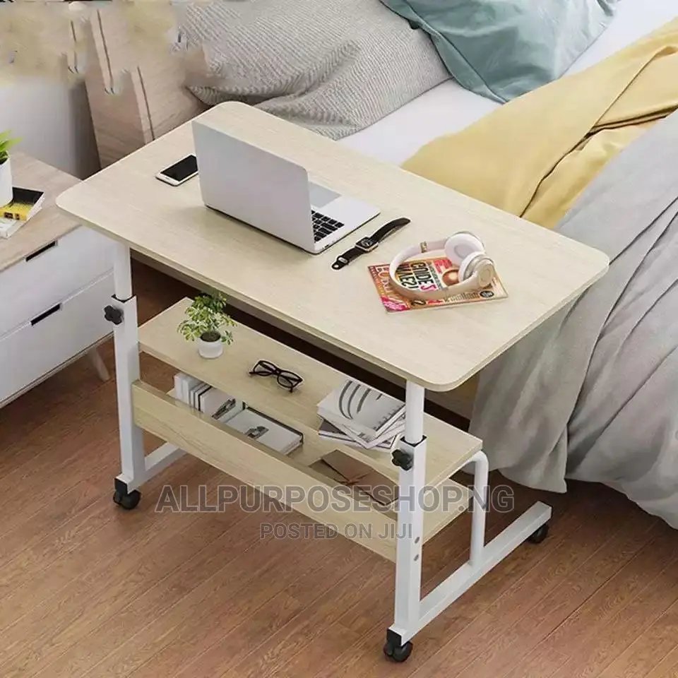 2 Layer Wooden Top Laptop Table