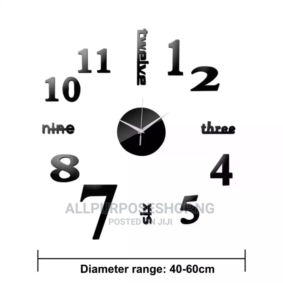 Diy 3d Wall Clock