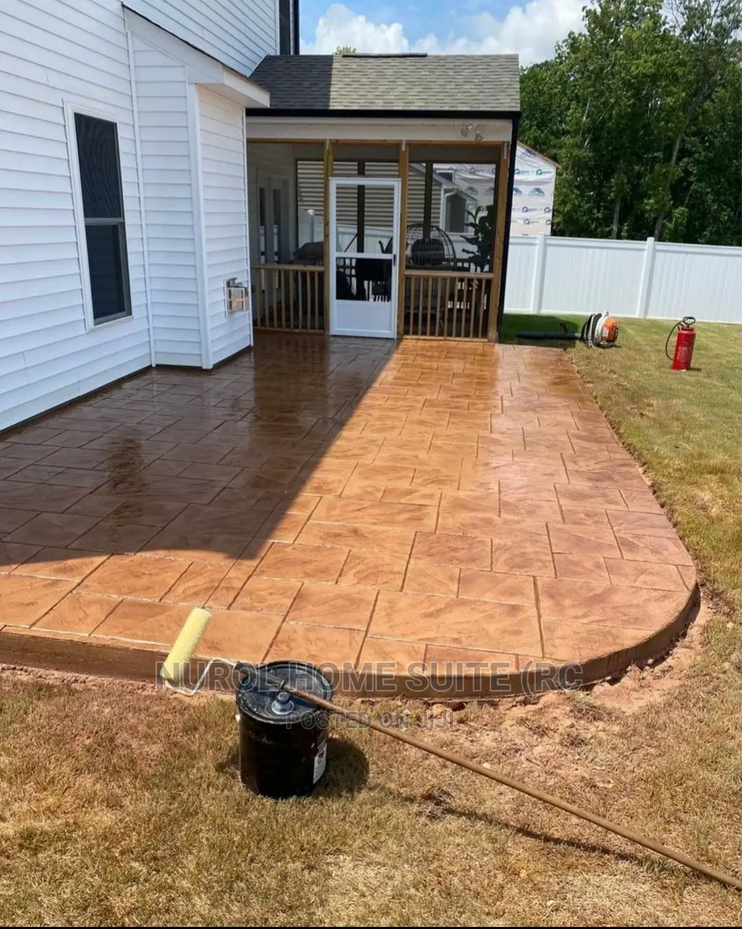 Stamped Concrete, Sealant Finishing