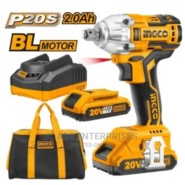 Ingco Cordless Lithium-Ion Impact Wrench 20v