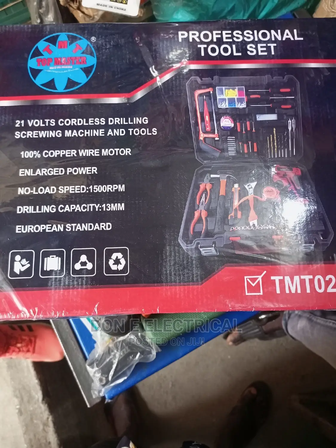 21 Volts Cordless Drilling Machin