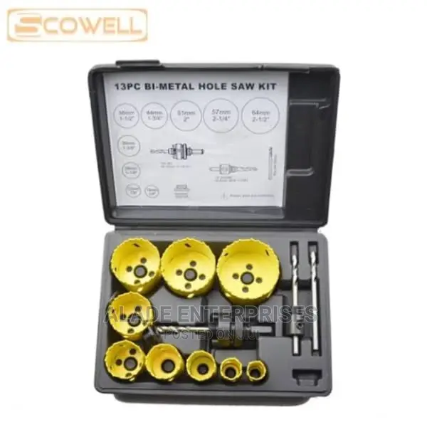 13pcs Hss Bi-metal Hole Saw Cutter Kit 19mm To 64mm