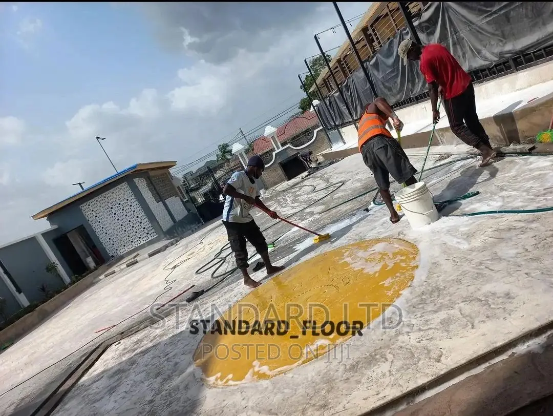 New Increte Stamp Concrete Floor