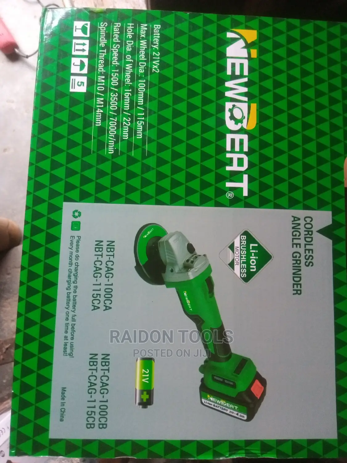 Cordless Angle Grinder