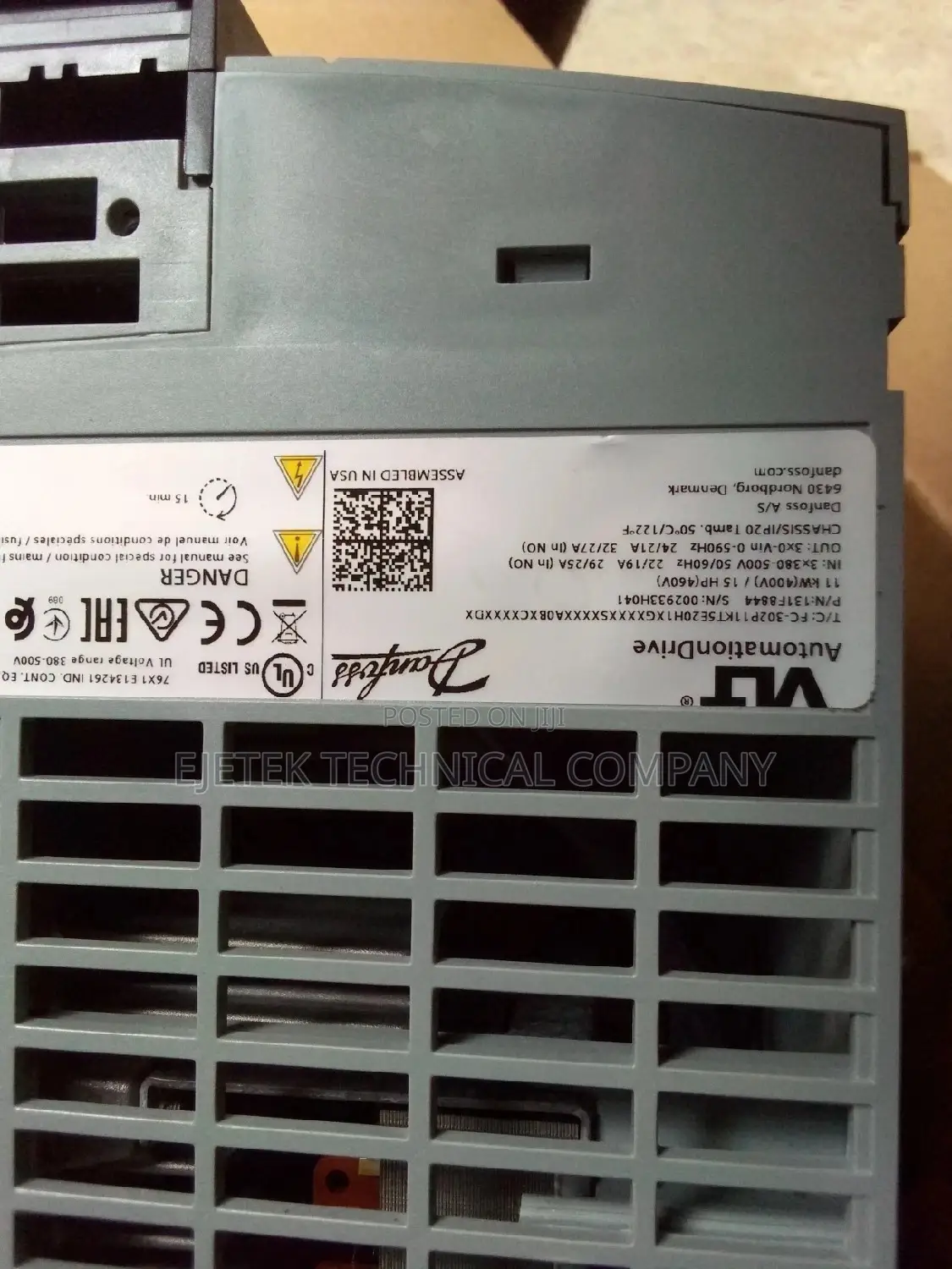 Danfoss Inverter (Vfd) 11kw/15hp