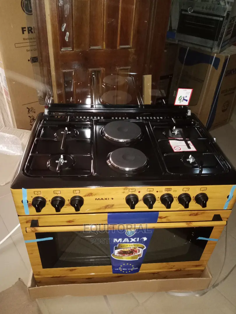 Maxi Free Standing Gas Cooker- Maxi 60x90 4+2 Wood