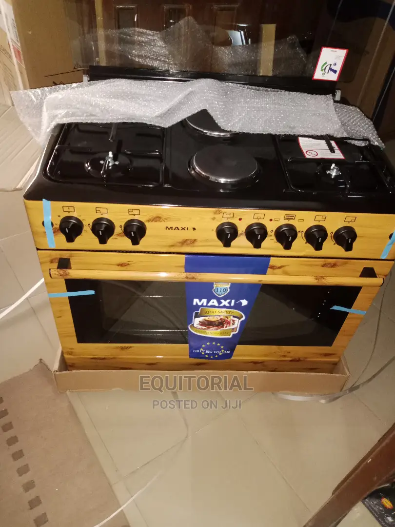 MAXI 60x90 4+2 Free Standing Gas Cooker- WOOD