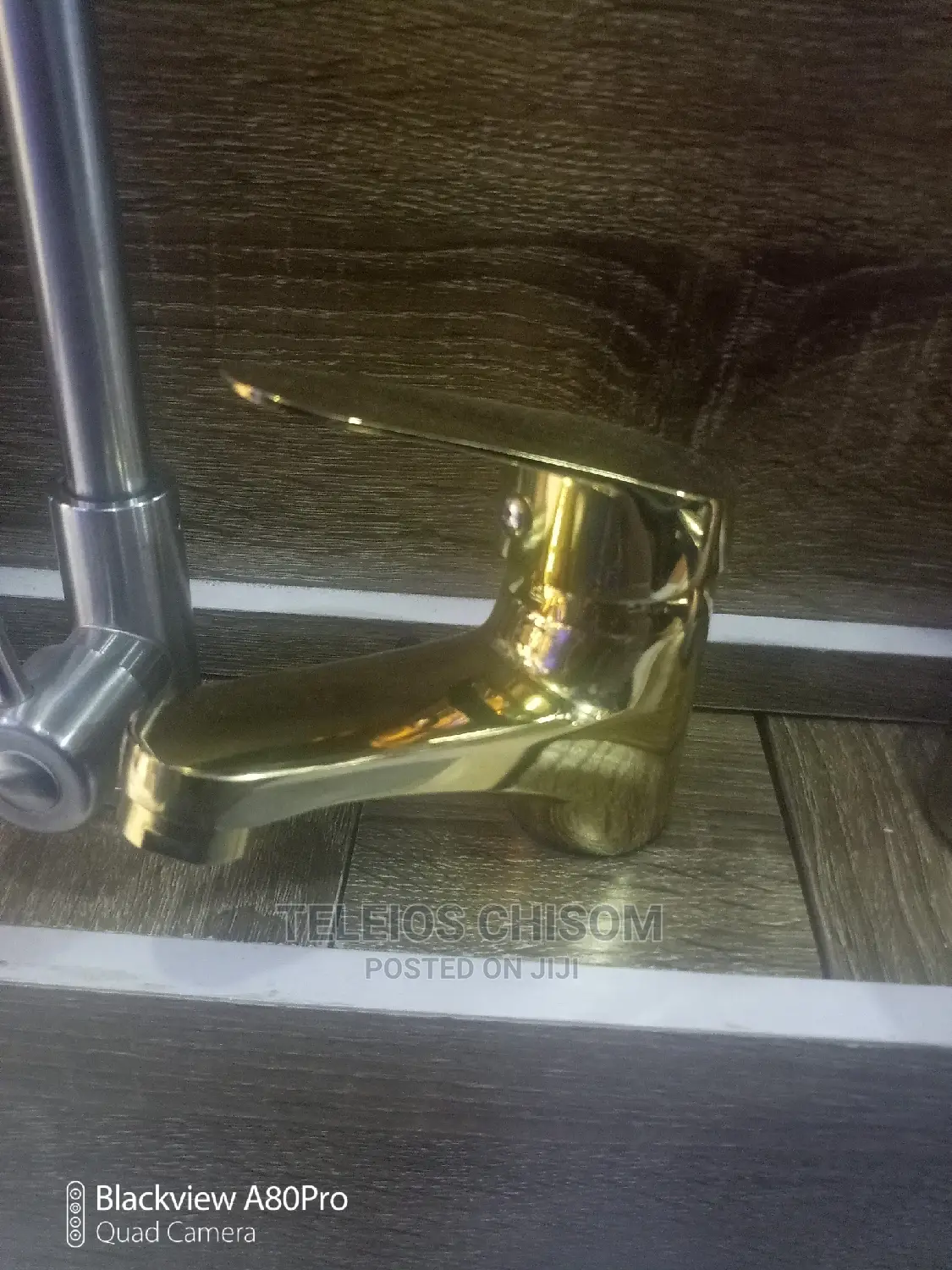 Gold Basin Mixer Tap