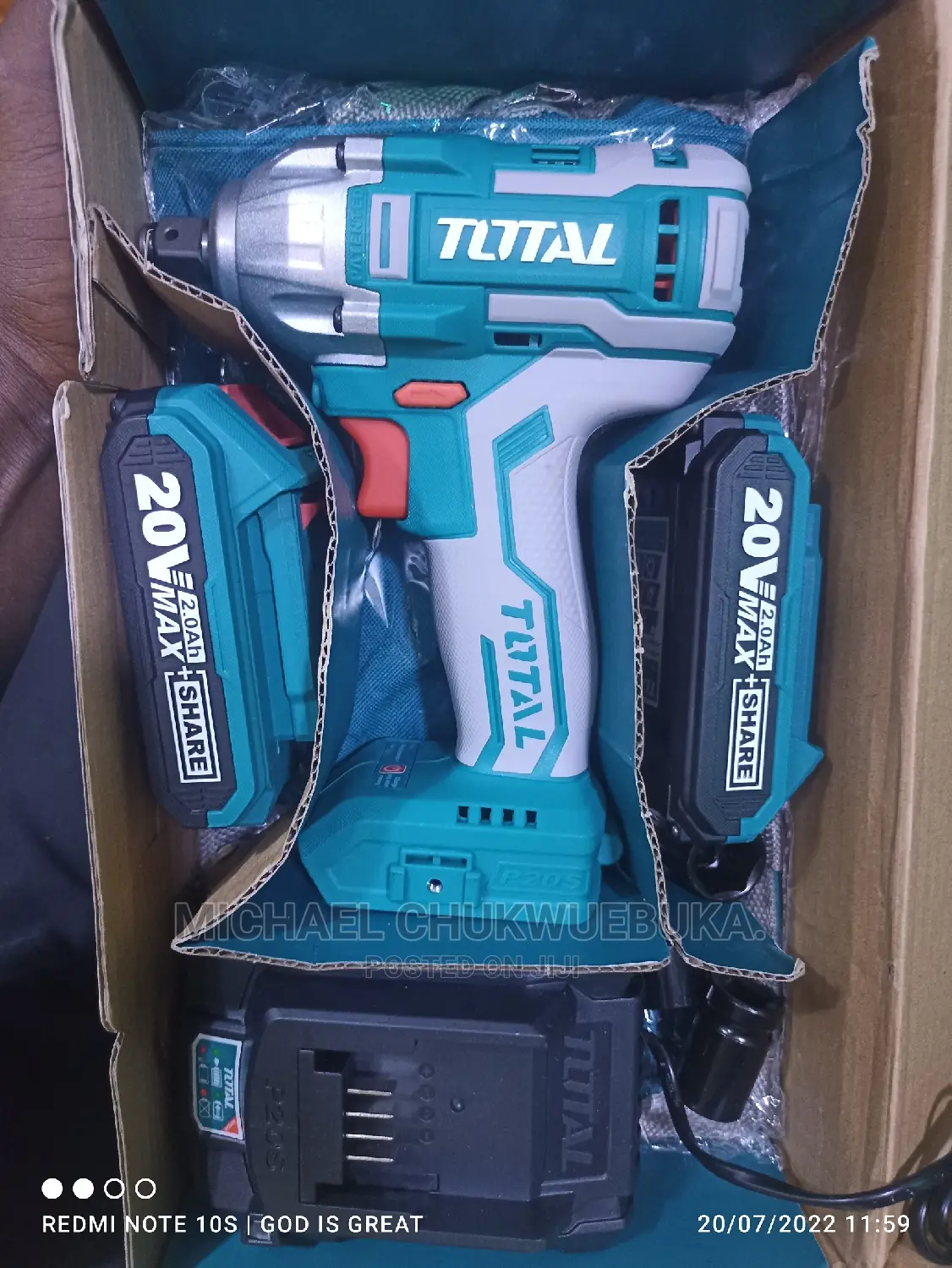 20v Lithium-Ion Impact Wrench Total