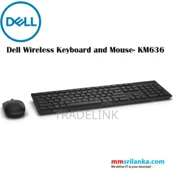 Dell KM636-BK-US Wireless Keyboard Mouse Combo