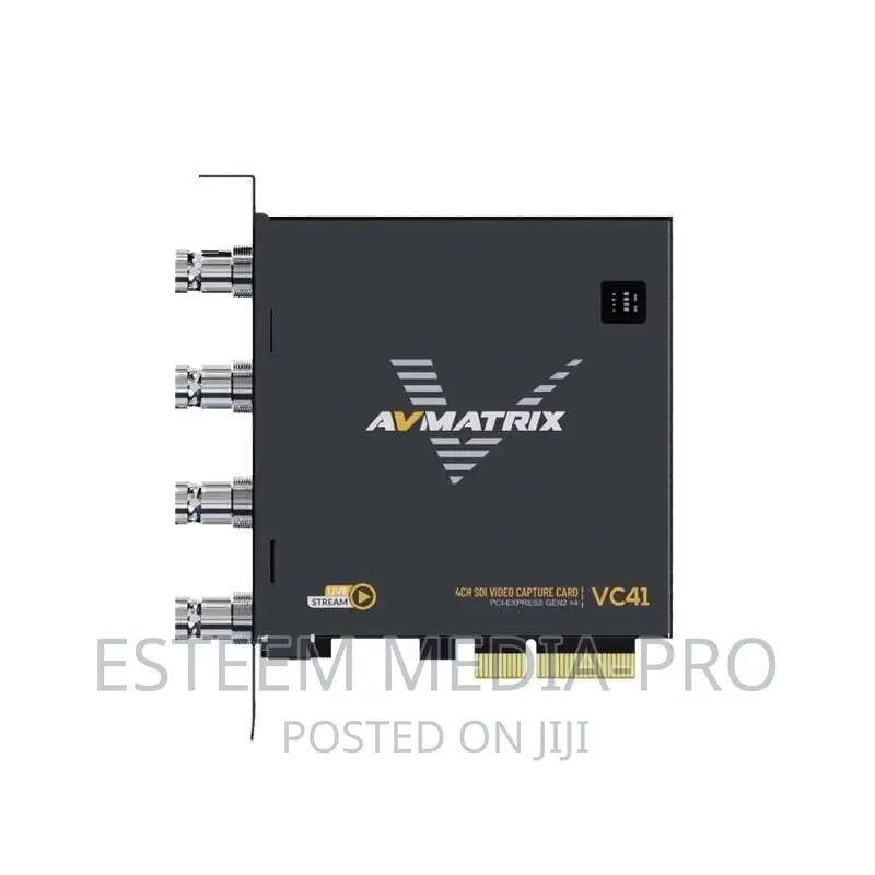 AVMATRIX VC41 4-Ch 3g-Sdi Pcie Capture Card.