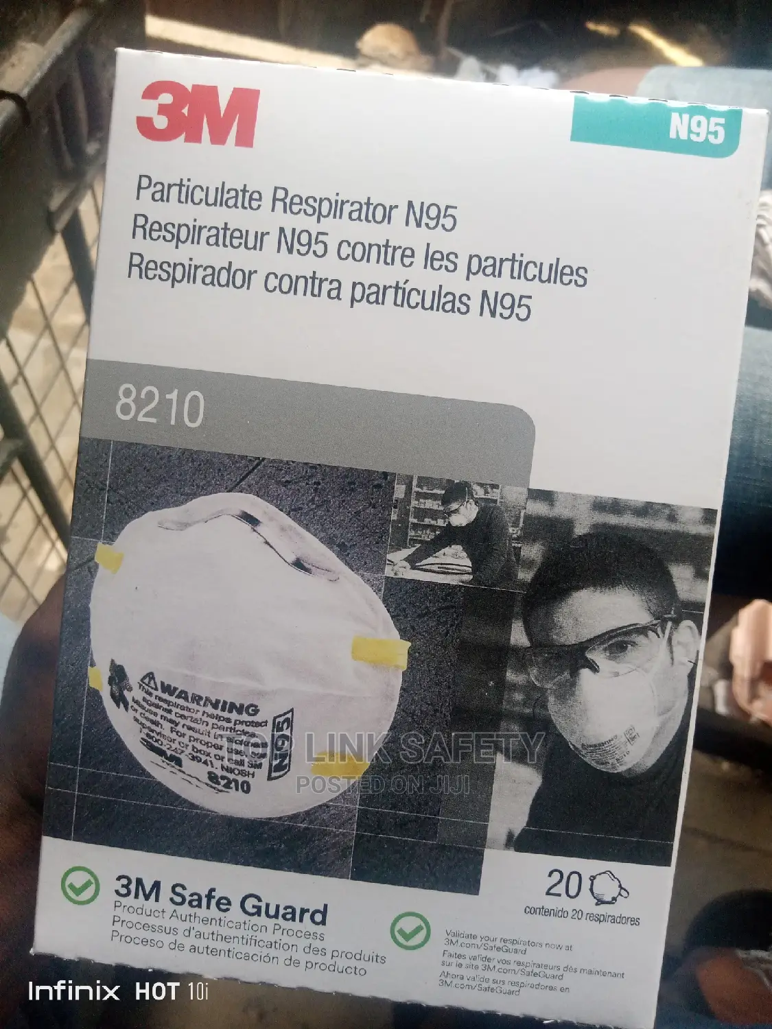 8210 3m Respirator Mask N95