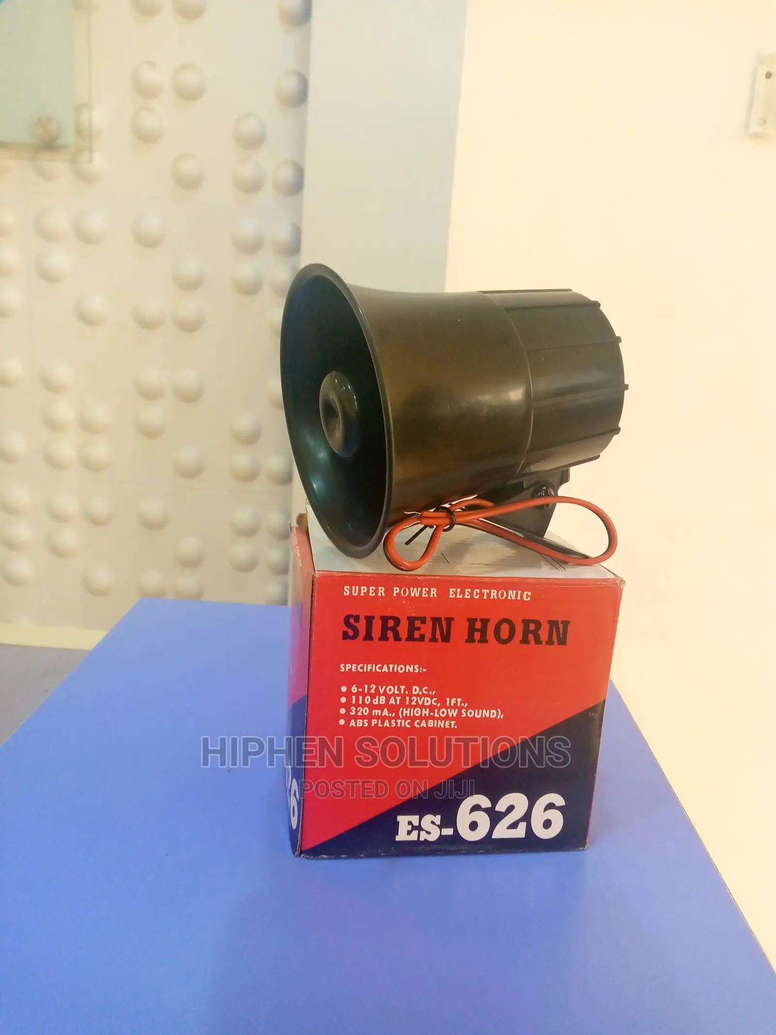 Portable Sound Alarm With Wire