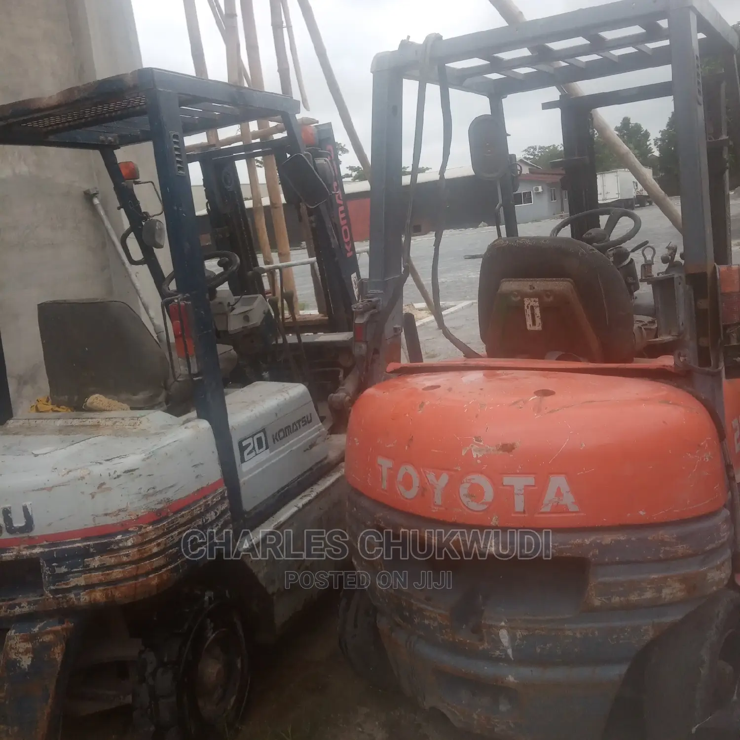 2tons Toyota and Kumatsu Forklift Fairly Used