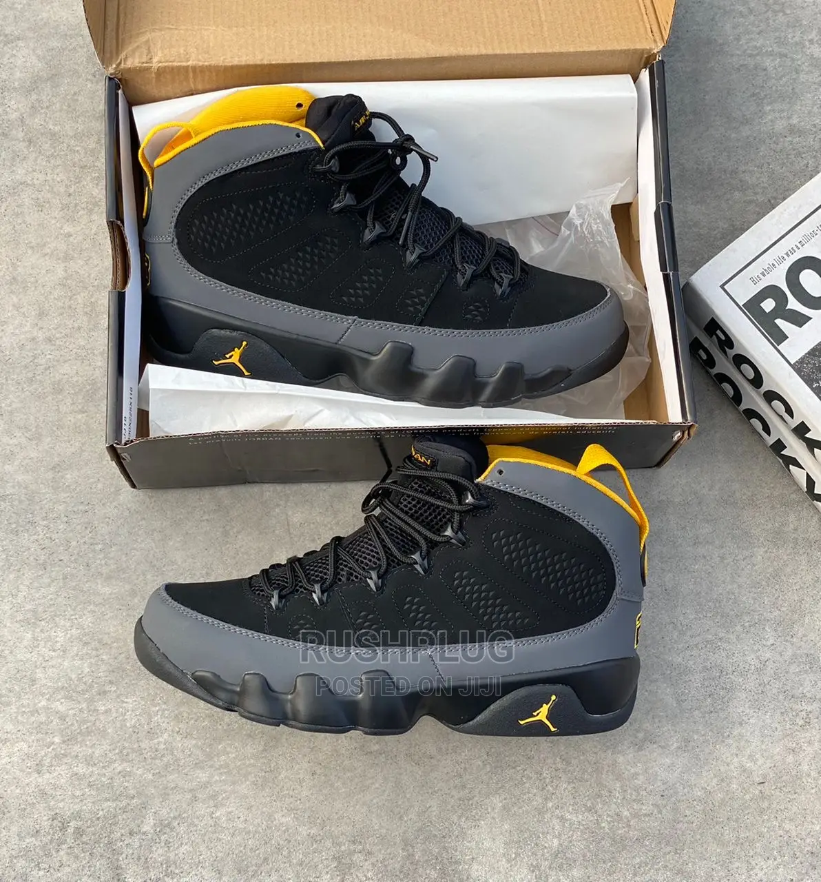 Air Jordan 9 Retro ‘Charcoal University Gold’