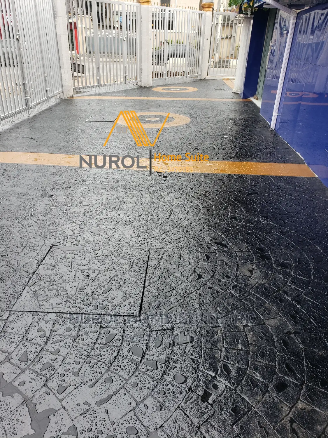 Polishing/Maintainance of Stamped Concrete