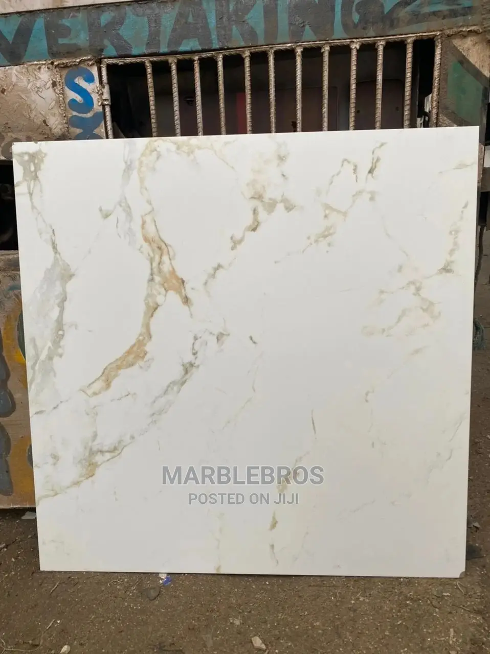 Spanish Porcelain Tiles Gold Strip