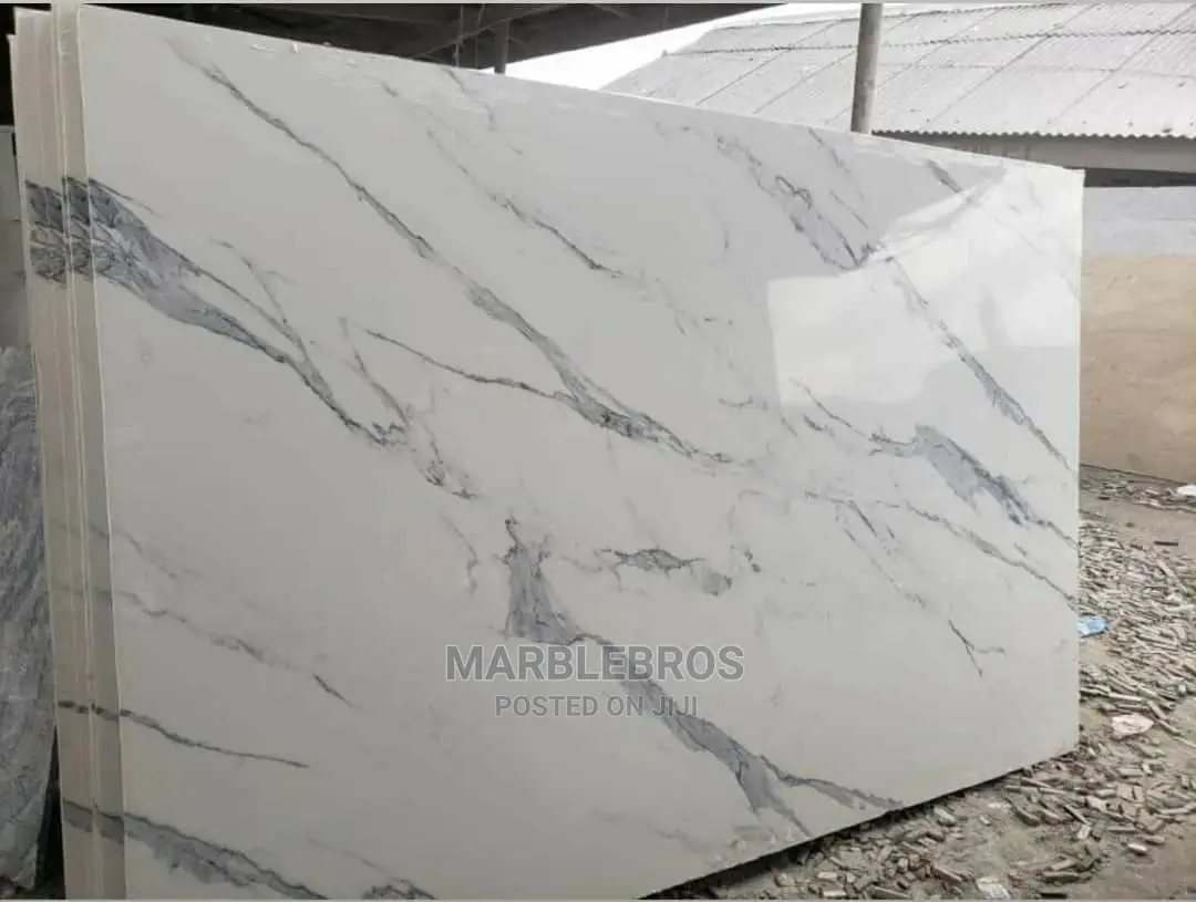 White Thunder Strip Marble