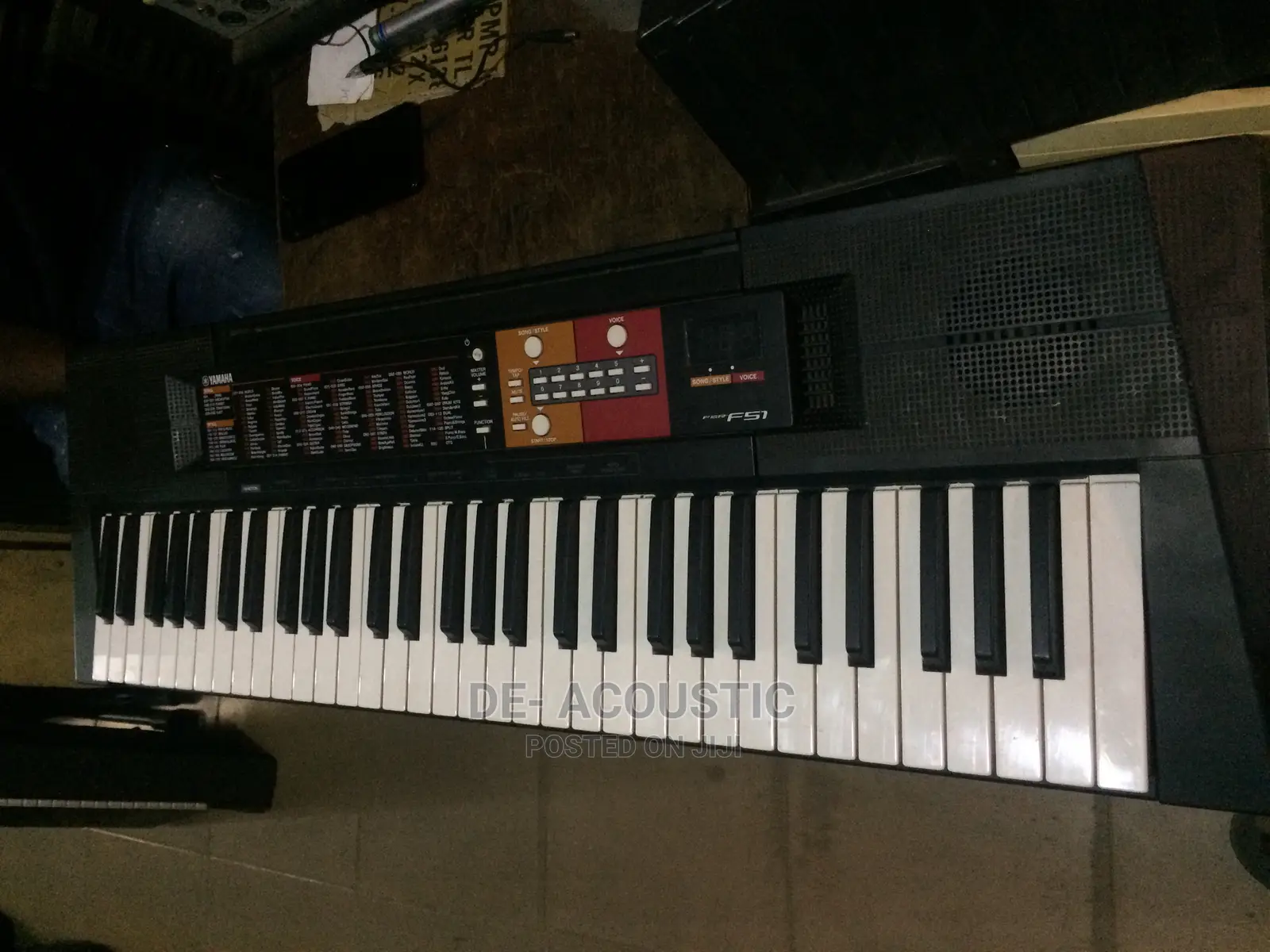 Yamaha Keyboard PSR F51 With Adaptor