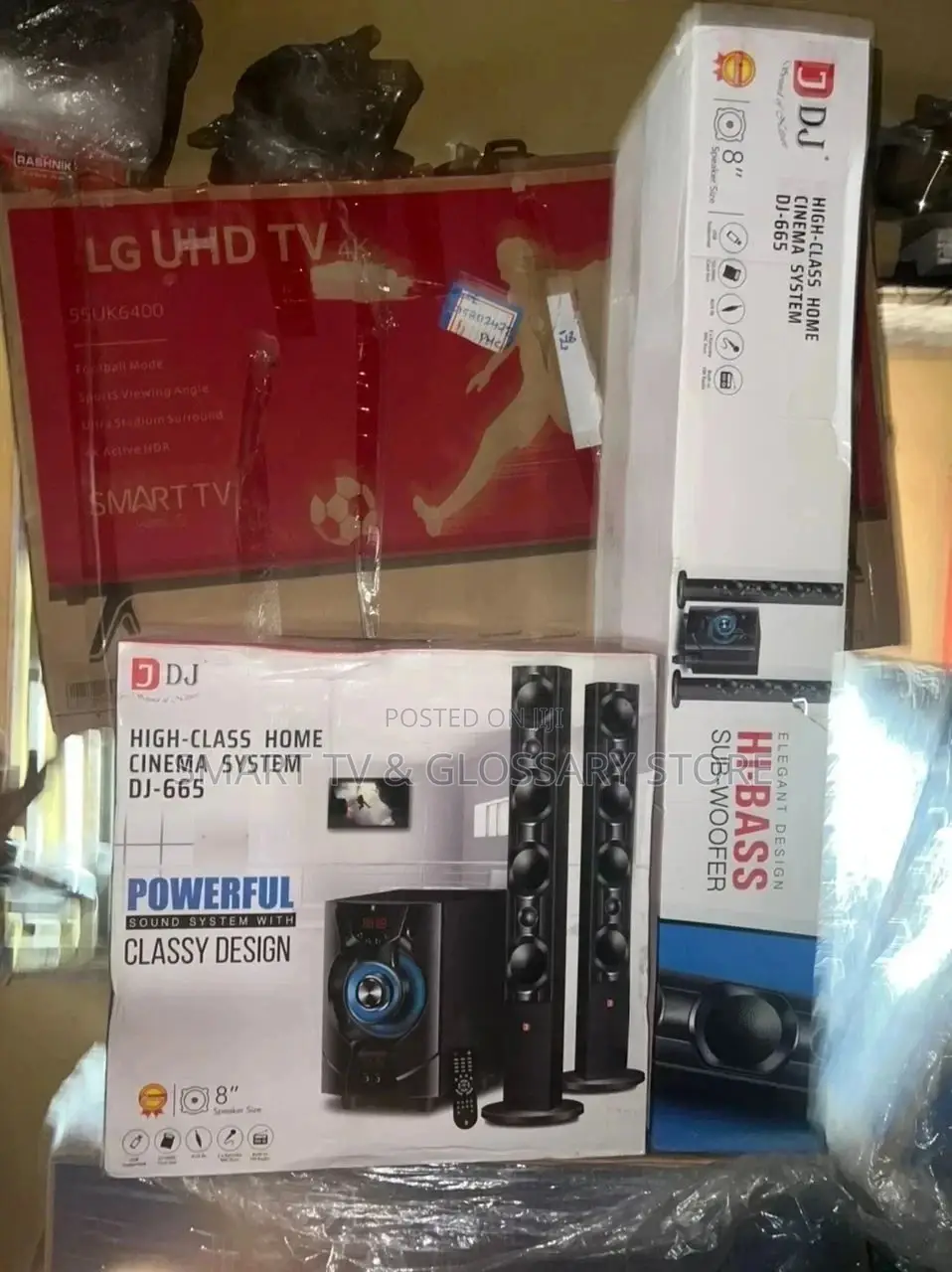 DJ HOME CINEMA SYSTEM 2 in 1 With BLUETOOTH and USB Enable