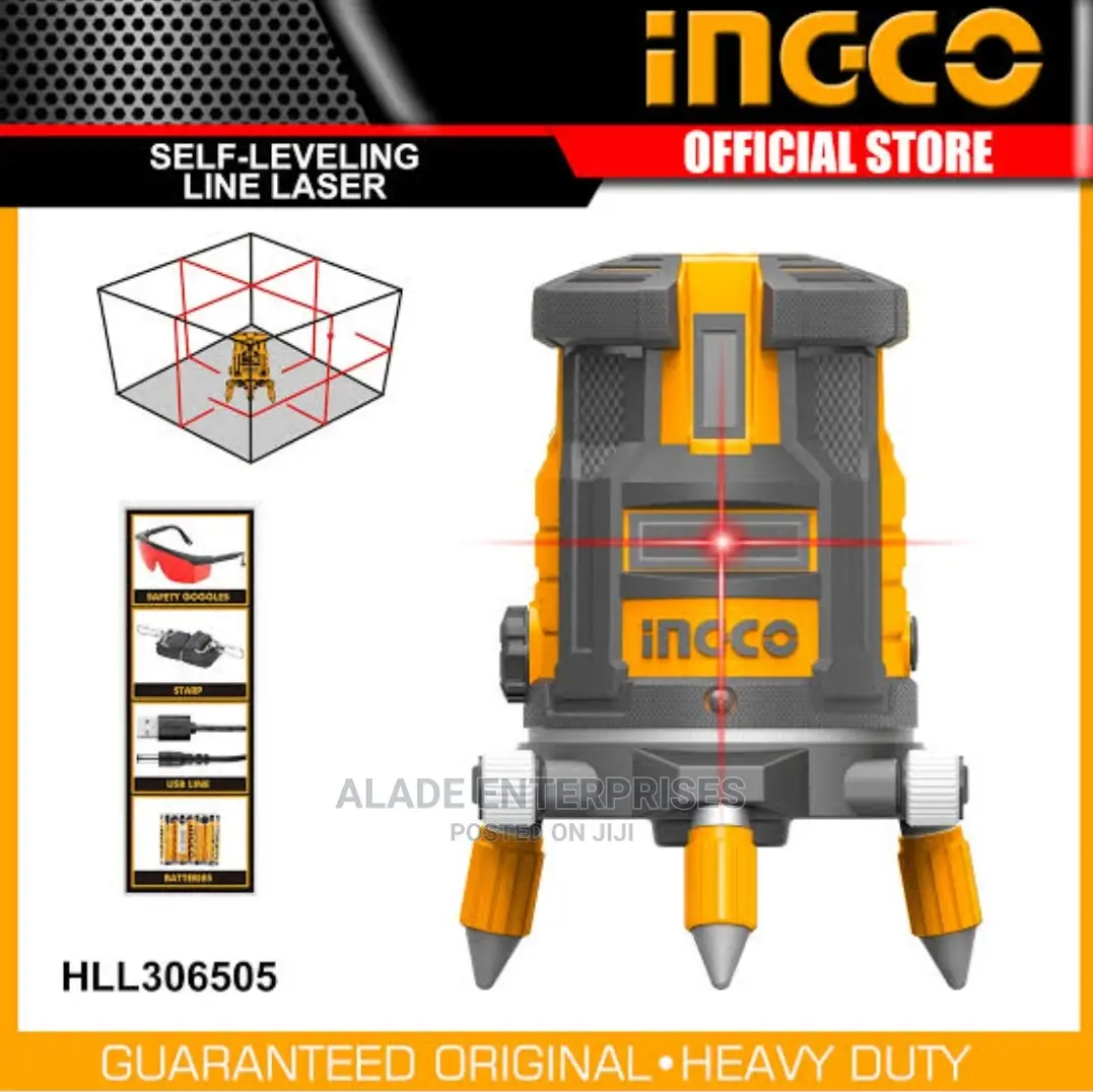 Ingco Hll306505 Self-leveling Line Laser Red Laser Beam0 20m