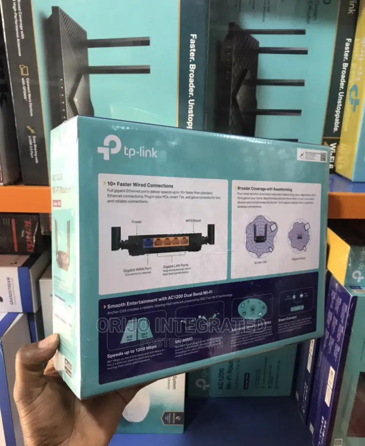 Ac1200 Wireless Mu-Mimo Wifi Router- Archer C64